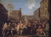 William Hogarth March to Finchley china oil painting reproduction